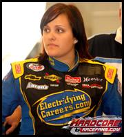 Alli Owens was the fastest female driver during the three day ARCA test at Daytona with a speed of 182.957 mph. Max Dolder Photo/HardcoreRaceFans.com alli-owens