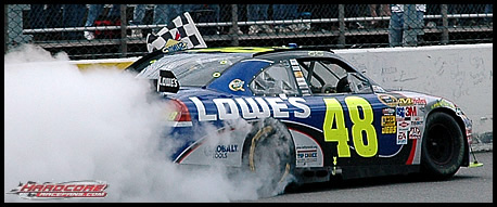 Lowe's has agreed to a three year contract extension, securing sponsorship for the No. 48 Chevrolet thorugh the 2013 season. Max Dolder Photo/HardcoreRaceFans.com jimmie-johnson